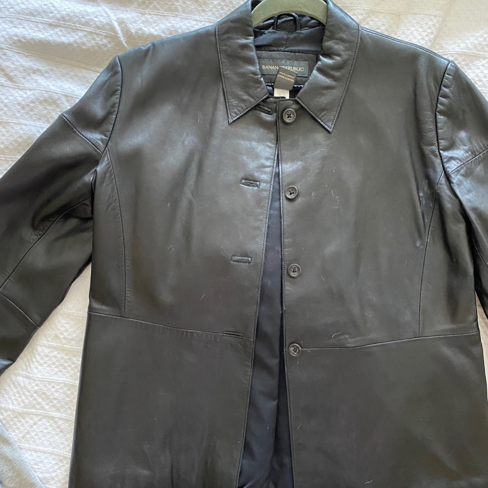 Genuine Leather Jacket - Picture 4 of 6